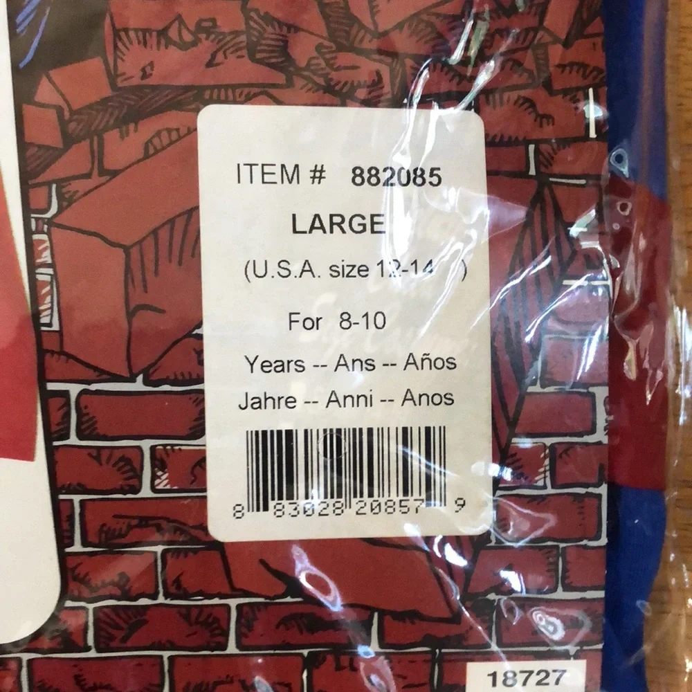 🎃Superman Costume Large USA 12/14 for 8/10